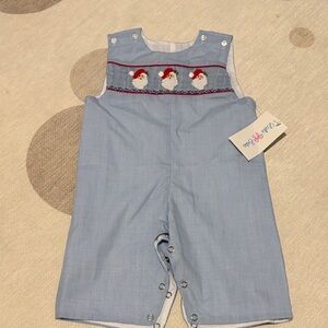 Baby Boy Jon Jon with Santa Design